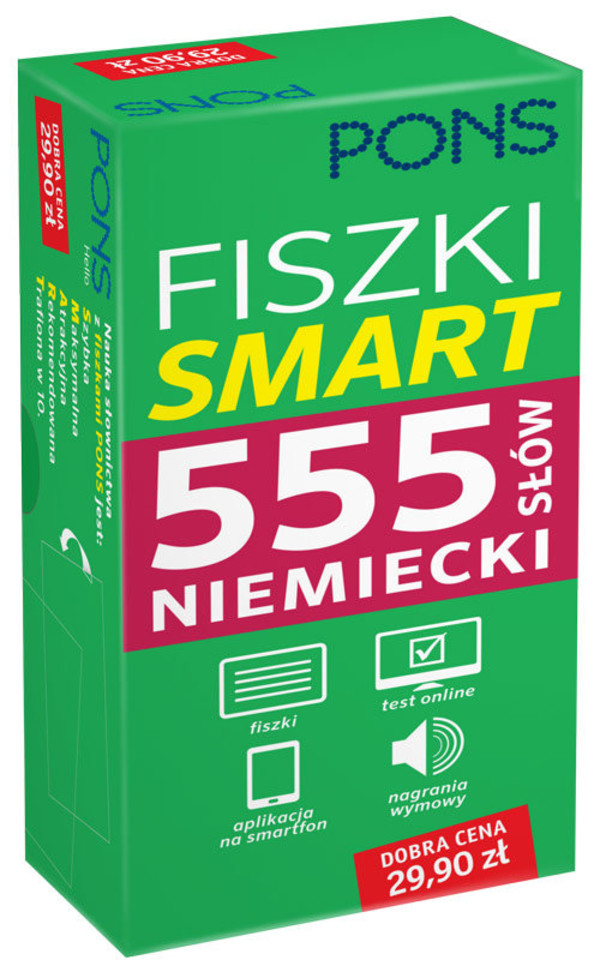 Fiszki SMART - 555 słów. Niemiecki