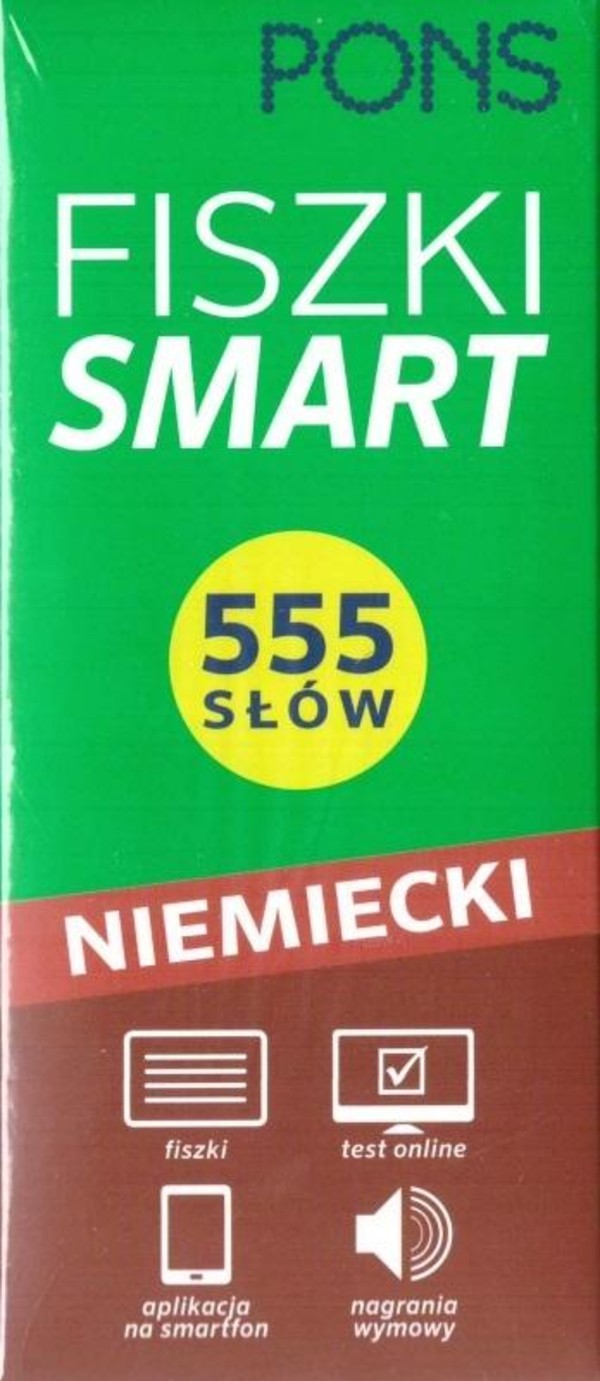 Fiszki Smart 555 słów Niemiecki
