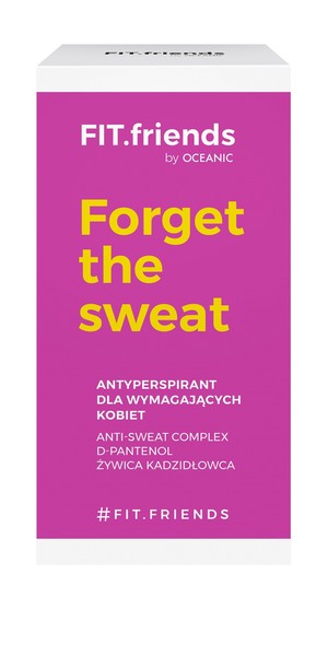 FIT.friends Forget The Sweat Deo antyperspirant roll-on dla wymagających kobiet