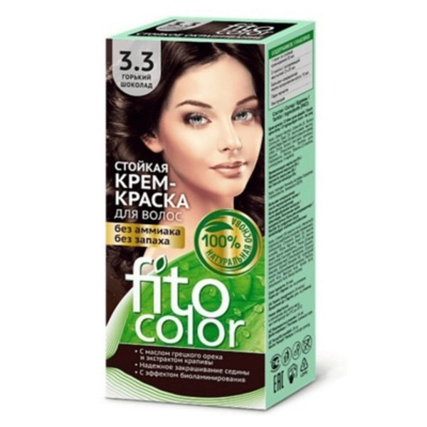 Fitocolor - 3.3 gorzka czekolada Farba-krem do włosów
