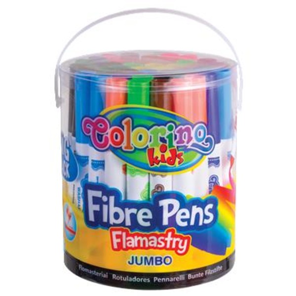 Flamastry Colorino Kids Jumbo ze stożkową końcówką 48 sztuk 12 kolorów