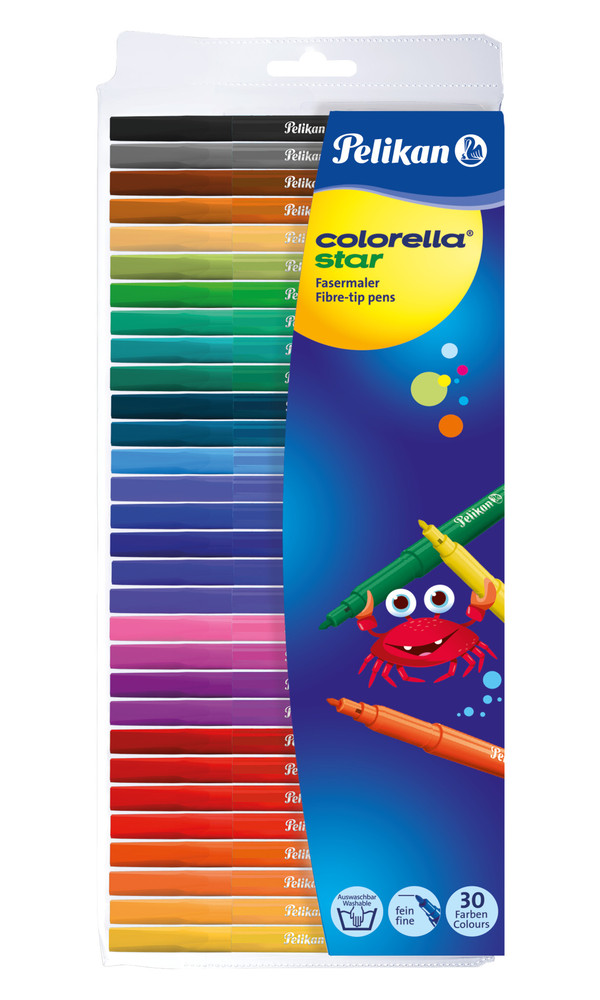 Flamastry Colorella star 30 kolorów