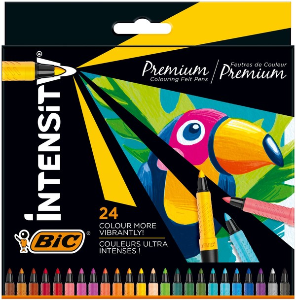 Flamastry BIC Intensity Premium 24 kolory