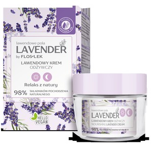 Lavender Krem odżywczy na dzień i noc Lawendowy