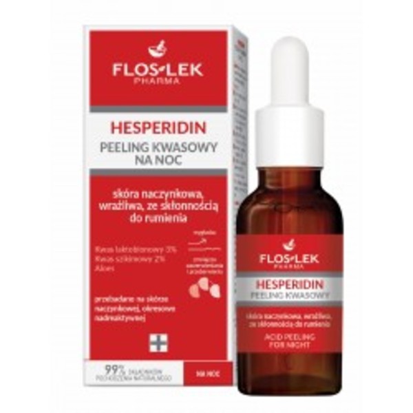 Pharma Hesperidin Peeling kwasowy na noc - skóra naczynkowa,wrażliwa ze skłonnością do rumienia
