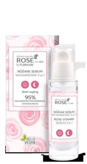 Rose for Skin Różane 3w1 Serum witaminowe na dzień i noc