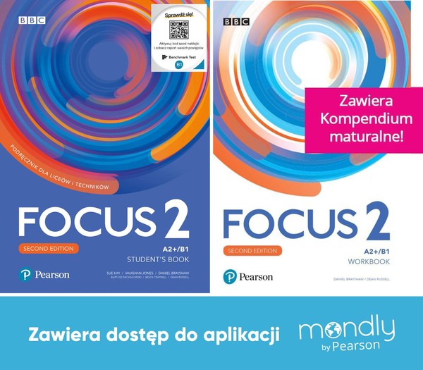 Focus Second Edition 2. Komplet: podręcznik + zeszyt ćwiczeń + dostęp mondly