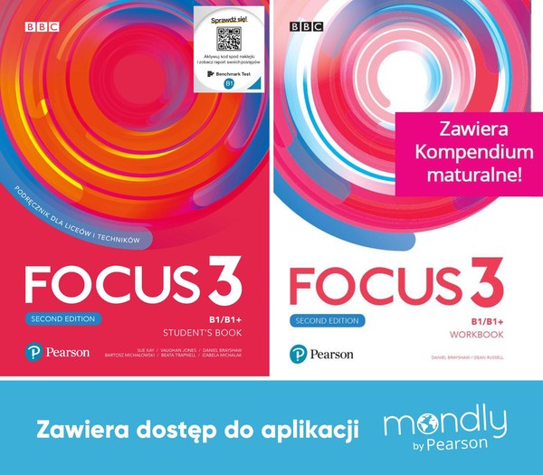 Focus Second Edition 3. Komplet: podręcznik + zeszyt ćwiczeń + dostęp mondly