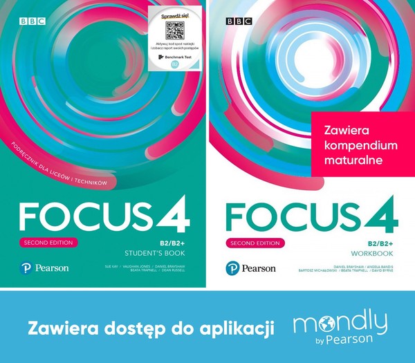 Focus Second Edition 4. Komplet: podręcznik + zeszyt ćwiczeń + dostęp mondly