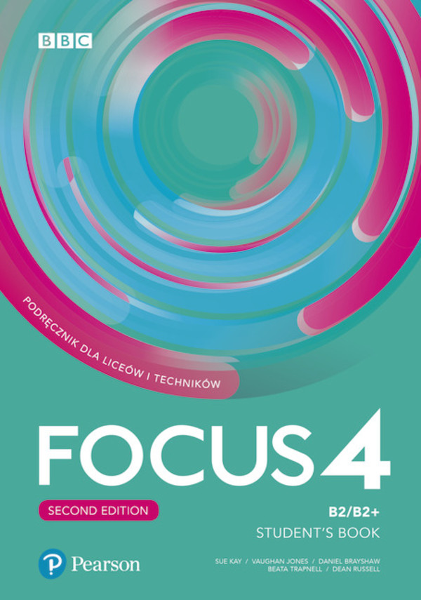 Focus Second Edition 4. Podręcznik + kod (Digital Resources + interaktywny podręcznik) kod wklejony po podstawówce, 4-letnie liceum i 5-letnie technikum