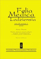 Folia Medica Lodziensia t. 36 z. 1/2009 - pdf