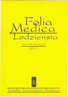 Folia Medica Lodziensia t. 38 z. 2/2011 - pdf