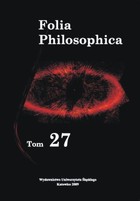Folia Philosophica. T. 27 - 07 Koncepcja monopsychizmu a wymiary bytowania człowieka w