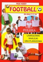 Football dla dzieci 7-11 lat Łamigłówki, naklejki, gra planszowa