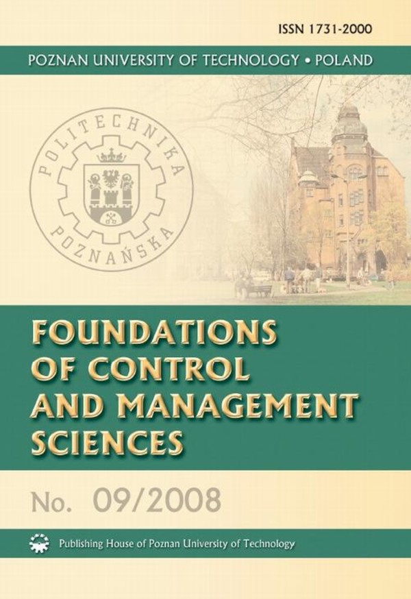 Foundations of Control 9/2008 - pdf