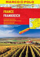 France. Frankreich (Marco Polo) Francja. Atlas drogowy