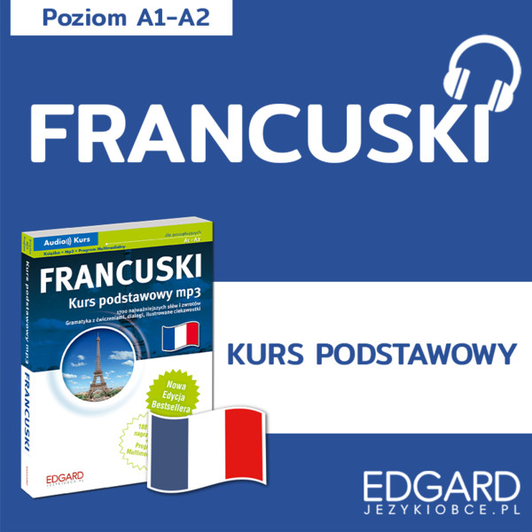 Francuski Kurs Podstawowy. Audio kurs - Audiobook mp3