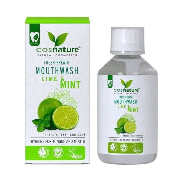 Fresh Breath Naturalny płyn do płukania jamy ustnej o smaku limonki i mięty