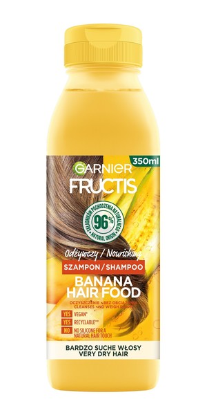 Fructis Banana Hair Food Szampon odżywczy do włosów bardzo suchych