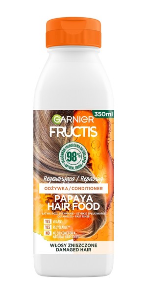 Fructis Papaya Hair Food Odżywka regenerująca do włosów zniszczonych