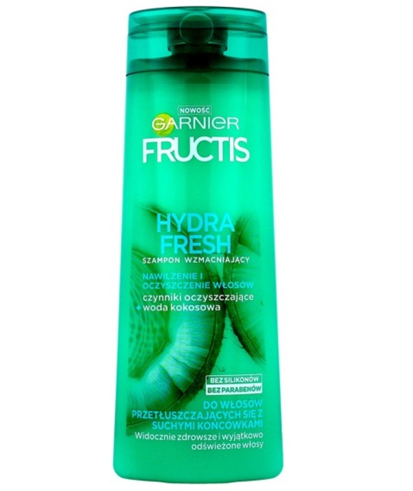 Fructis Hydra Fresh Szampon do włosów przetłuszczających się z suchymi końcówkami