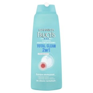 Fructis Total Clean 2w1 Szampon przeciwłupieżowy do włosów normalnych