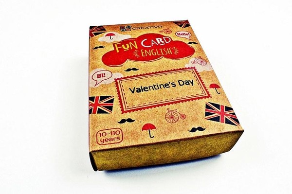 Fun Card English Valentines Day