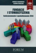 Okładka:Fundacje i stowarzyszenia 2014 