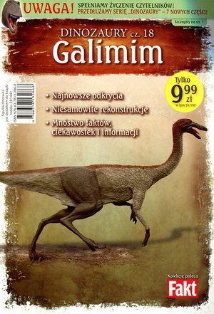 Galimim Dinozaury cz.18 Książka + figurka