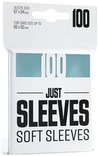 Koszulki Just Sleeves - Soft Sleeves Clear (67 x 94 mm) 100 sztuk