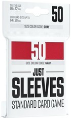 Koszulki Just Sleeves - Standard Card Game Sleeves (66x92 mm) Czerwone 50 sztuk