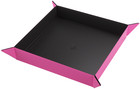 Magnetic Dice Tray - Square - Black/Pink