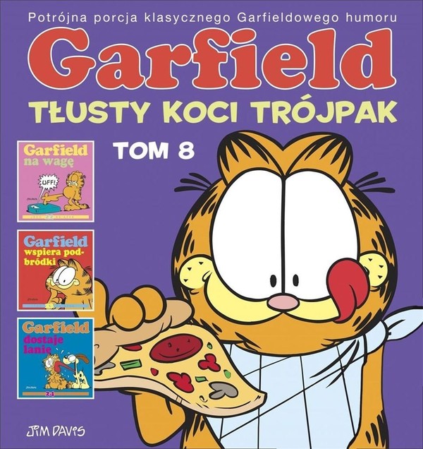 Garfield Tłusty koci trójpak Tom 8