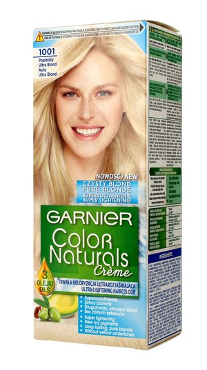 Color Naturals 1001 Popielaty Ultra Blond Krem koloryzujący