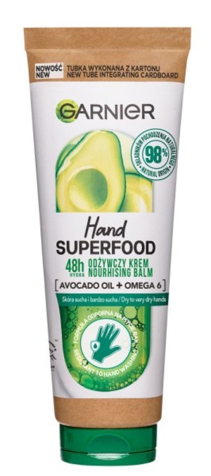 Hand Superfood Odżywczy Krem do rąk do skóry suchej i bardzo suchej Avocado Oil + Omega 6 -