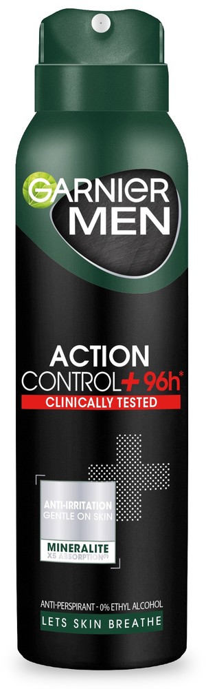 Men Action Control 96h+ Clinically Tested Dezodorant spray