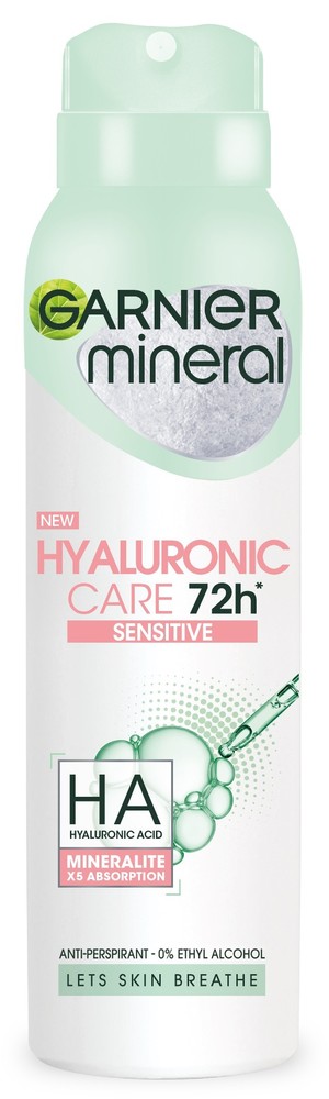 Mineral Hyaluronic Care Sensitive 72H Dezodorant w sprayu