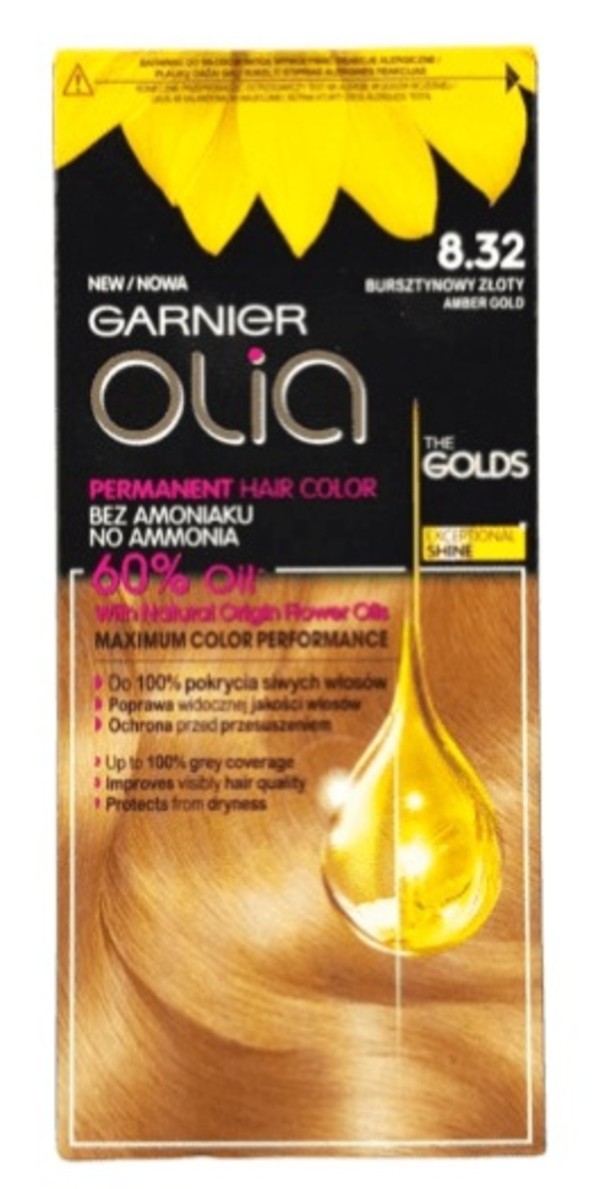 Olia 8.32 Bursztynowy Złoty Farba do włosów