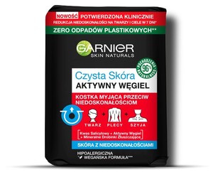 Skin Naturals Czysta Skóra Aktywny Węgiel Kostka myjąca przeciw niedoskonałościom