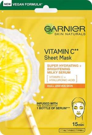 Skin Naturals Vitamin C Maska na tkaninie intensywnie nawilżająca