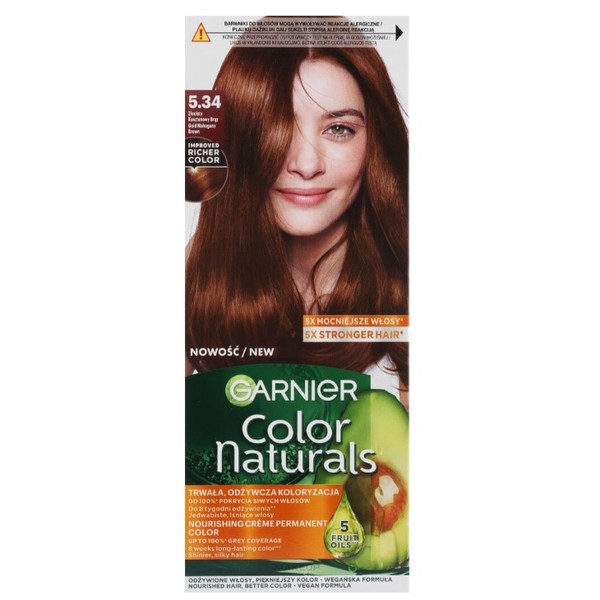 Color Naturals 5.34 Złocisty Brąz Farba do włosów