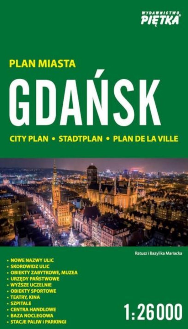 Gdańsk 1:26 000 plan miasta