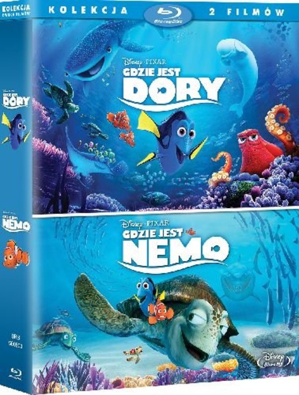 Gdzie jest Dory/Gdzie jest Nemo - Pakiet 2 filmów