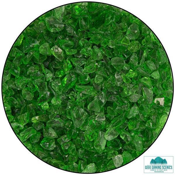 Large Weird Crystals - Dark Green 8-12 mm (300 g)