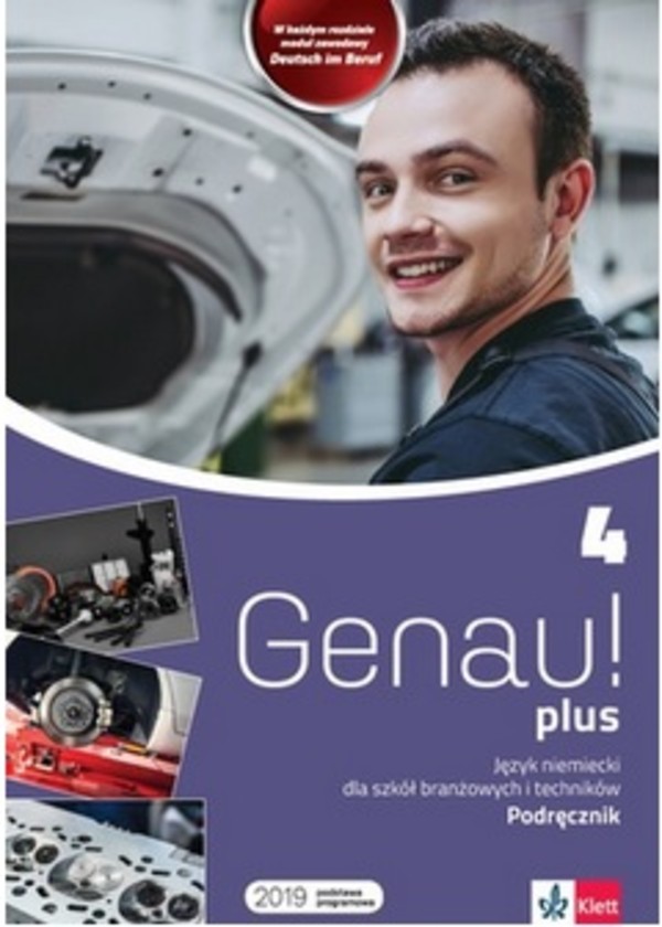 Genau! plus 4. Podręcznik do języka niemieckiego dla szkół branżowych i techników
