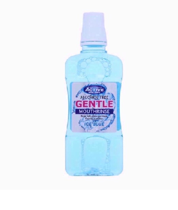 Gentle Mouthrinse Ice Blue Bezalkoholowy płyn do płukania jamy ustnej z fluorem