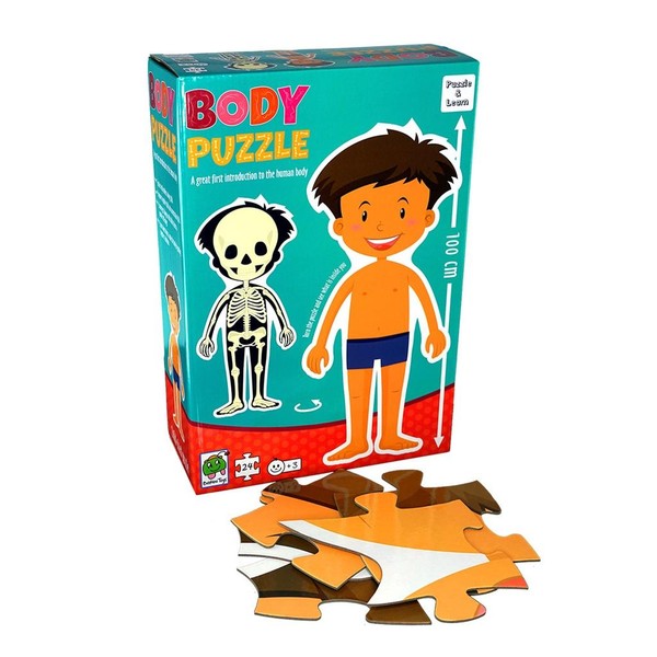 Gigantyczne puzzle Moje ciało Chłopiec 26 elementów