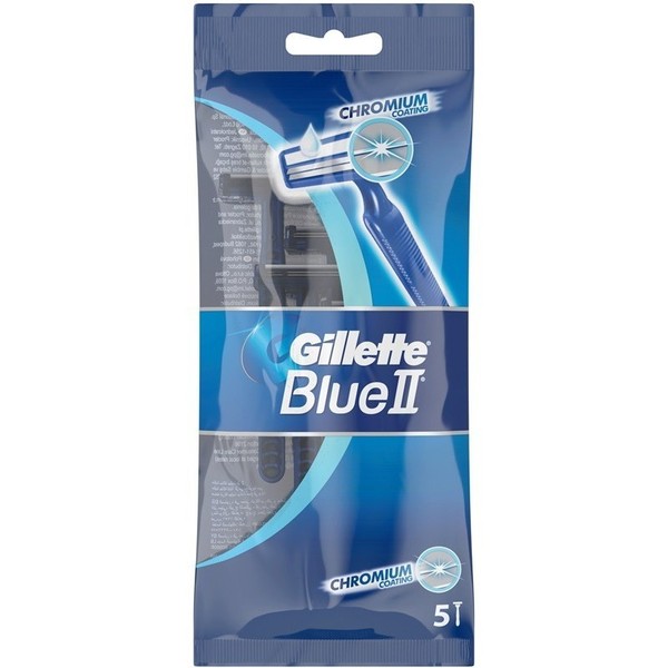 Blue II Chromium Jednorazowe maszynki do golenia dla mężczyzn