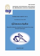 Gimnastyka - pdf Skrypt dla studentów Akademii Wychowania Fizycznego kierunku fizjoterapia