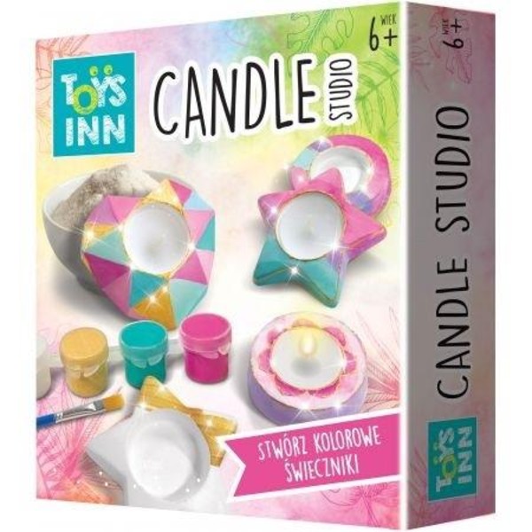 Zestaw kreatywny Candles Studio Gipsowe świeczniki